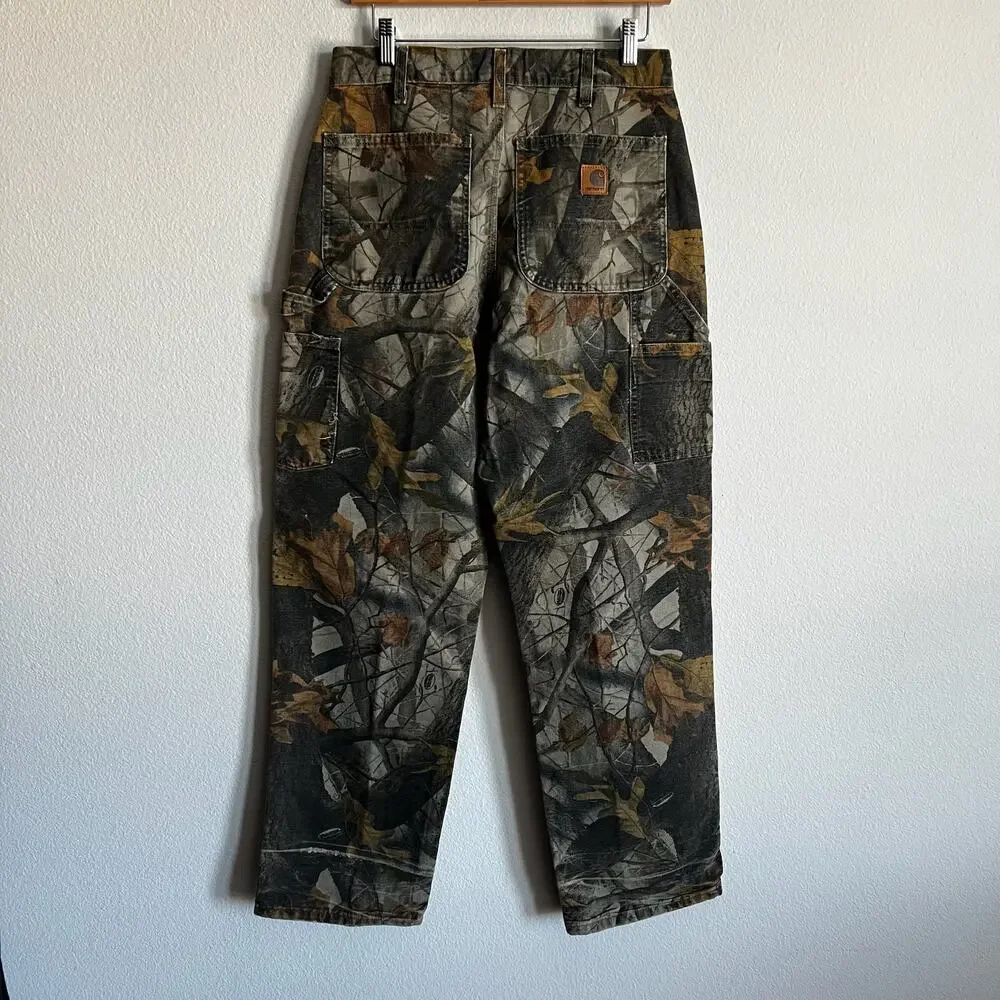 Carhartt B158 CMO realtree camo work wear carpenter pants